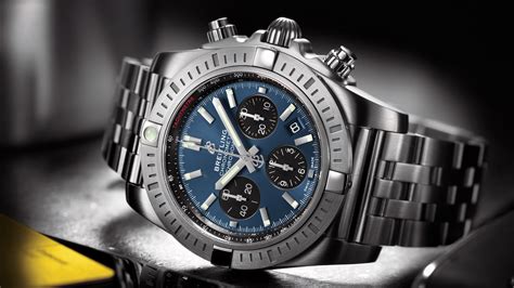 breitling chronomat black eye blue|Breitling b01 chronograph.